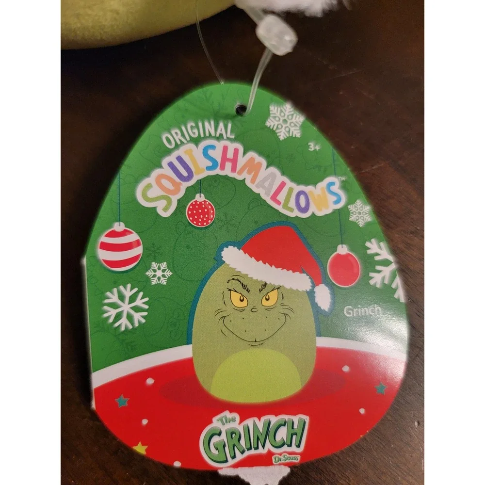 The Grinch Squishmallow Plush Toy‎ Christmas Holiday Dr Seuss 5 Inch